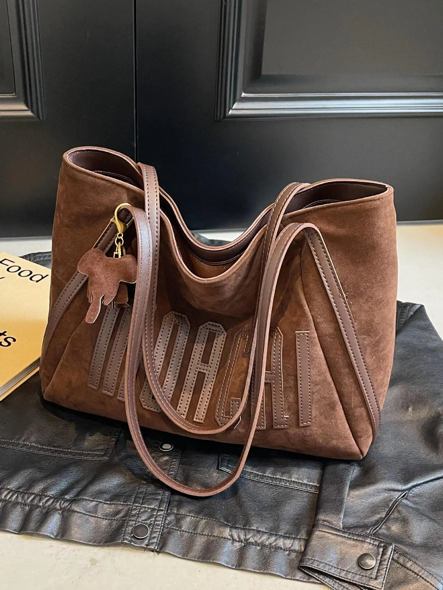 Women Suede Crossbody Bag Retro Design 2025 - Image 8