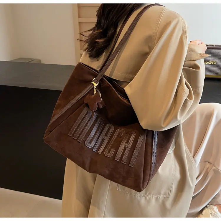 Women Suede Crossbody Bag Retro Design 2025 — feature 27