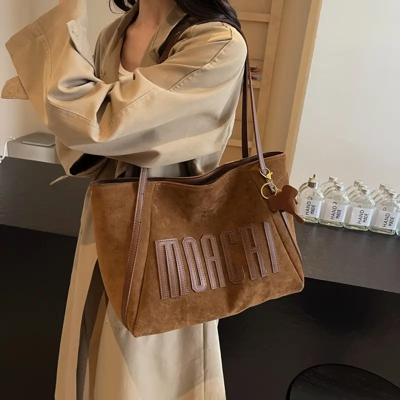Women Suede Crossbody Bag Retro Design 2025 - Image 3