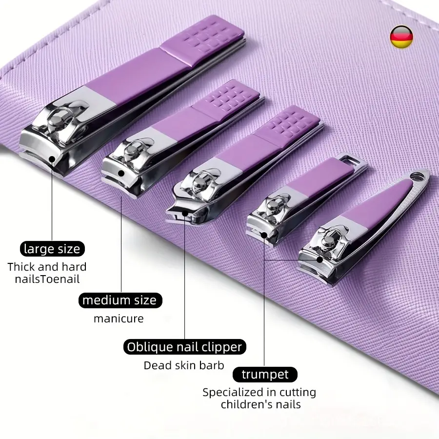 Purple Nail Art Set 9-30 Pieces for Manicure Tools — feature 5
