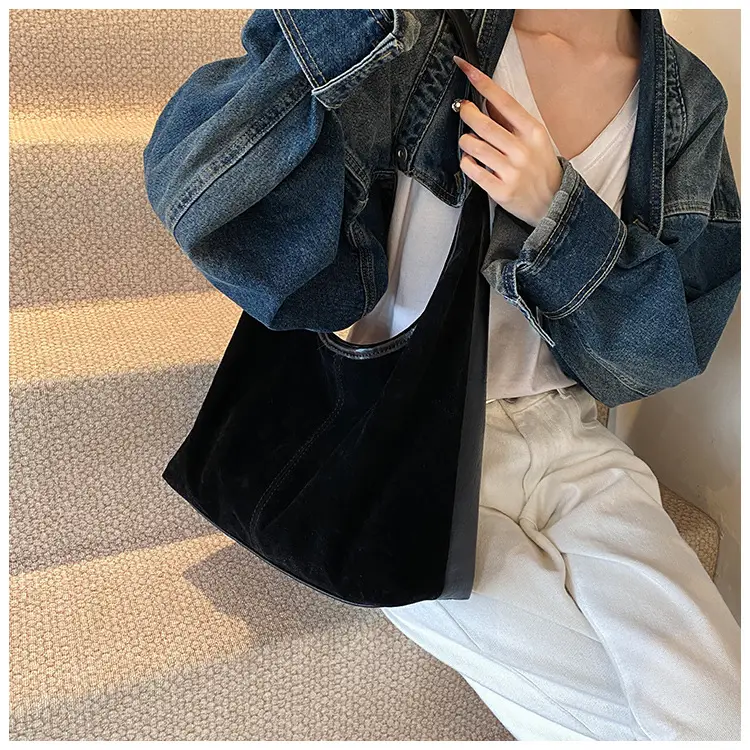 Women Cross-Border Retro Brown Tote Bag 2025 — feature 22