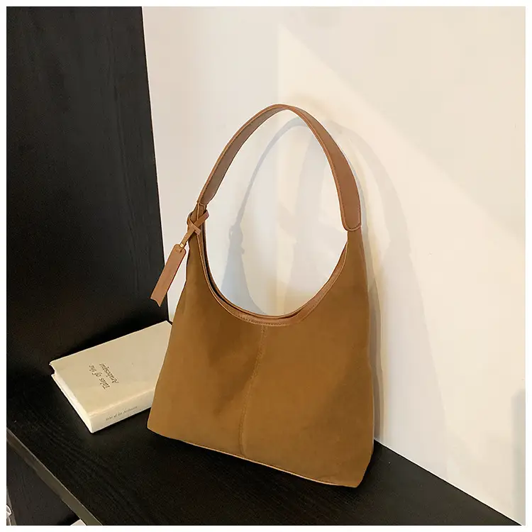 Women Cross-Border Retro Brown Tote Bag 2025 — feature 29
