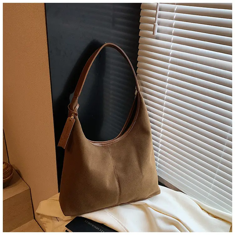 Women Cross-Border Retro Brown Tote Bag 2025 — feature 30