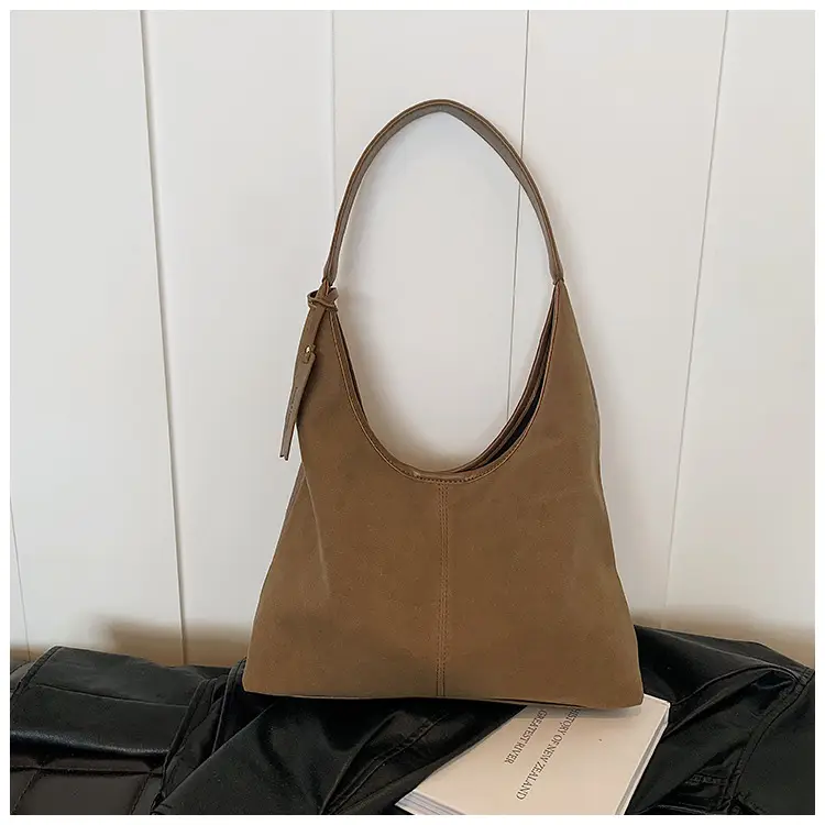 Women Cross-Border Retro Brown Tote Bag 2025 — feature 34