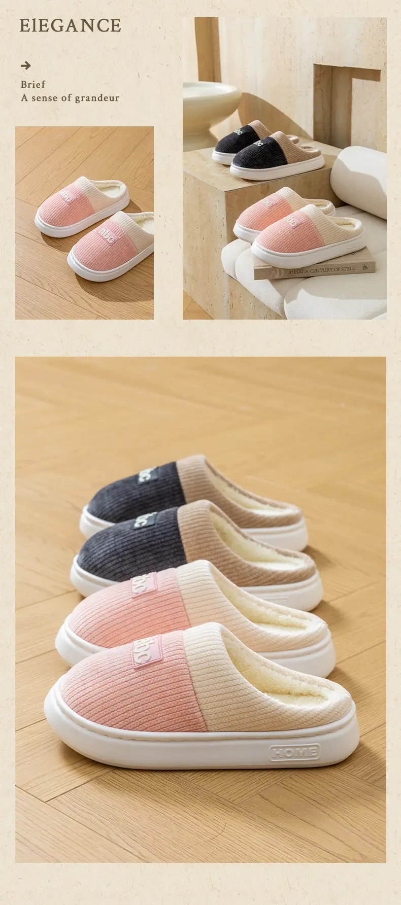 Men Cotton Slippers Autumn Winter 2025 Warm Plush — feature 12
