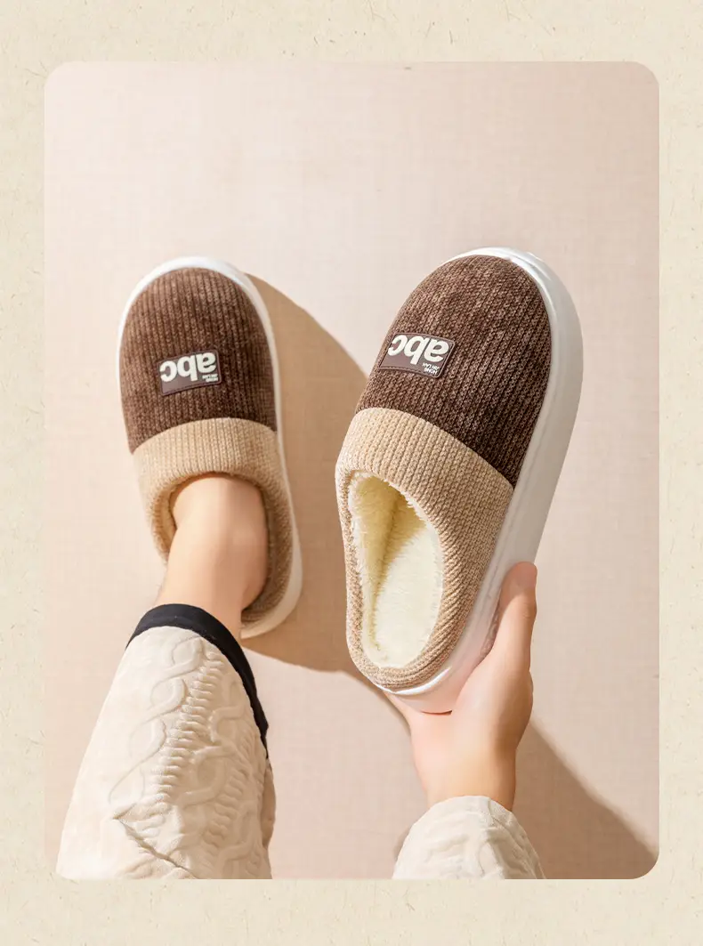Men Cotton Slippers Autumn Winter 2025 Warm Plush — feature 15