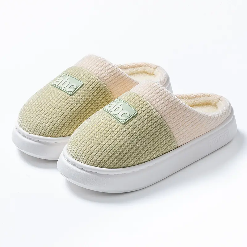 Men Cotton Slippers Autumn Winter 2025 Warm Plush - Image 3