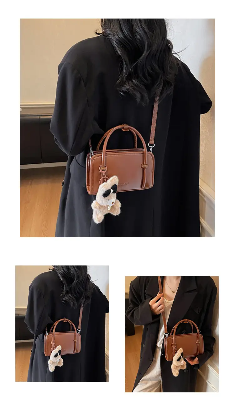 Retro Brown Shoulder Crossbody Bag for Women — feature 13