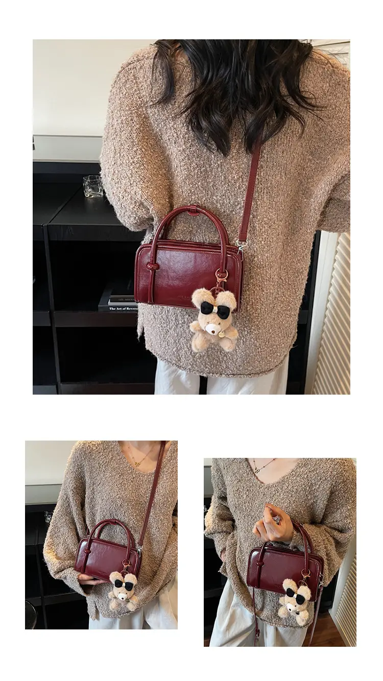 Retro Brown Shoulder Crossbody Bag for Women — feature 15