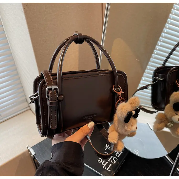 Retro Brown Shoulder Crossbody Bag for Women — feature 21