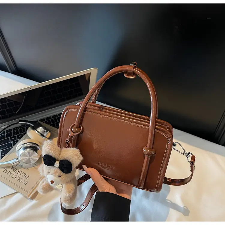 Retro Brown Shoulder Crossbody Bag for Women — feature 24