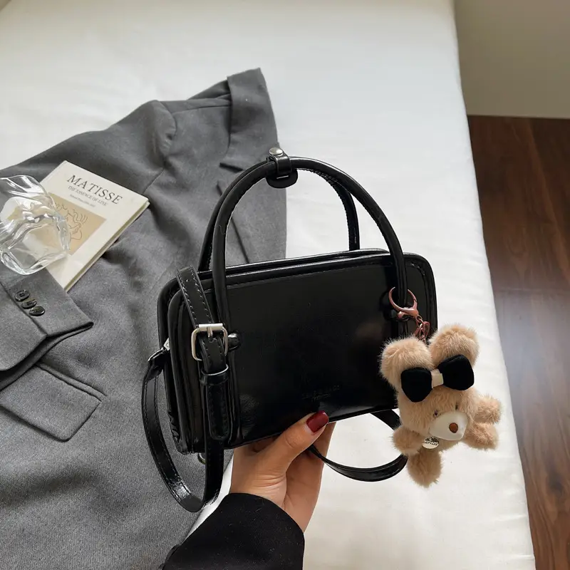Retro Brown Shoulder Crossbody Bag for Women - Image 6
