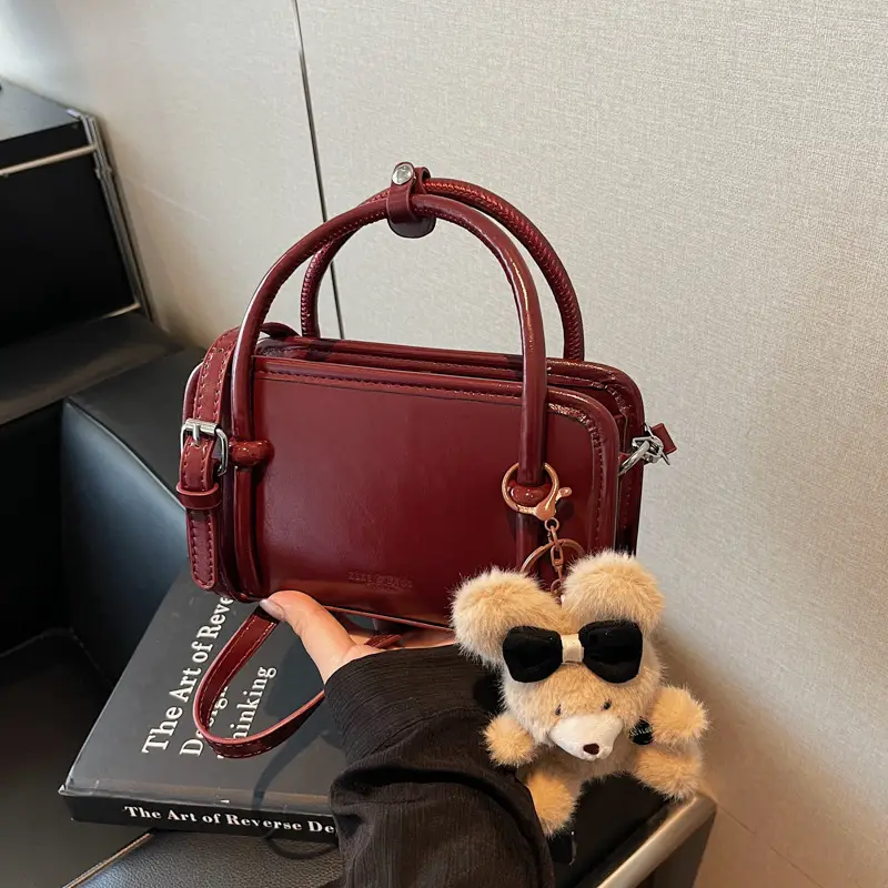 Retro Brown Shoulder Crossbody Bag for Women - Image 8