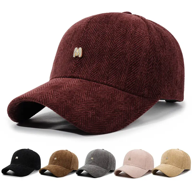 Korean Style Duckbill Cap for Men Women Maroon - Image 8