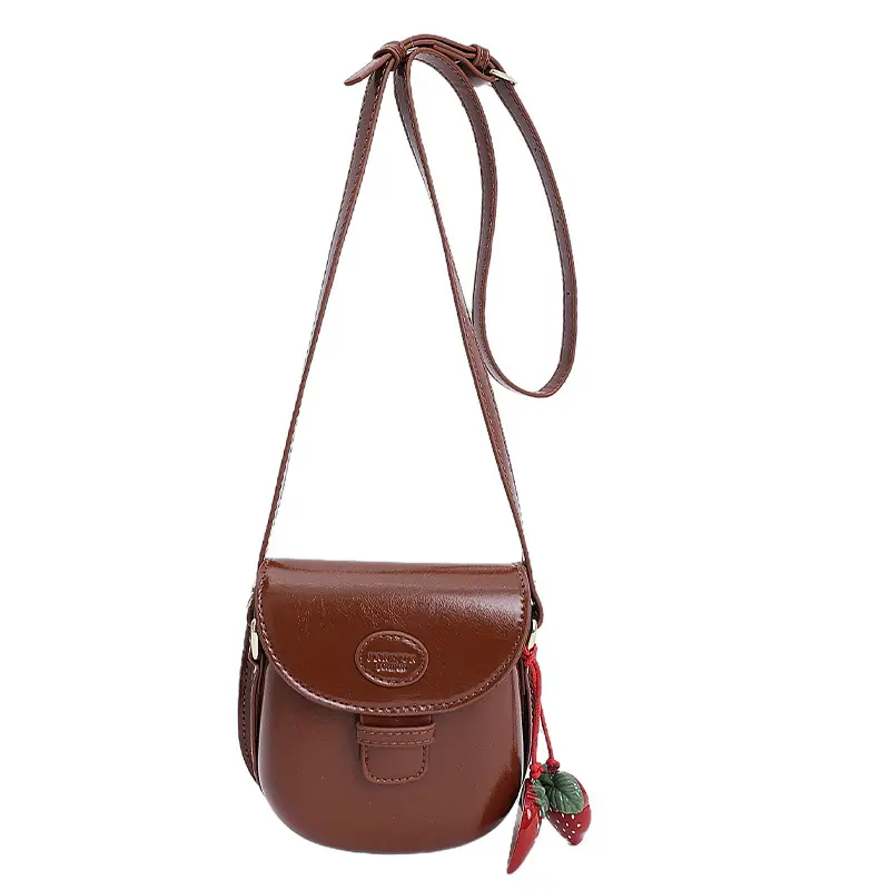 Red Mini Saddle Crossbody Bag for Women Autumn Winter 2025