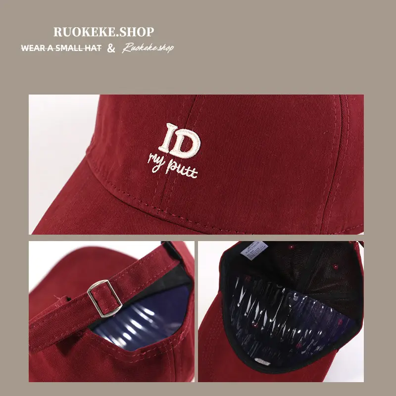 2025 Women Baseball Cap with ID Embroidery White - Image 12