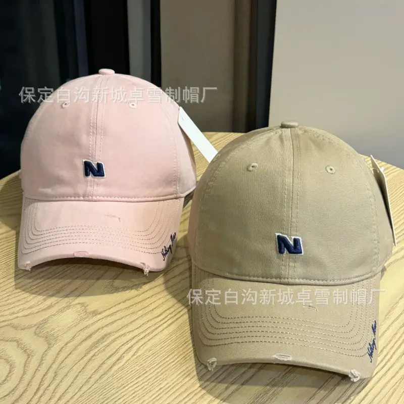 Gray Navy Logo Baseball Cap for Men Women - Image 11