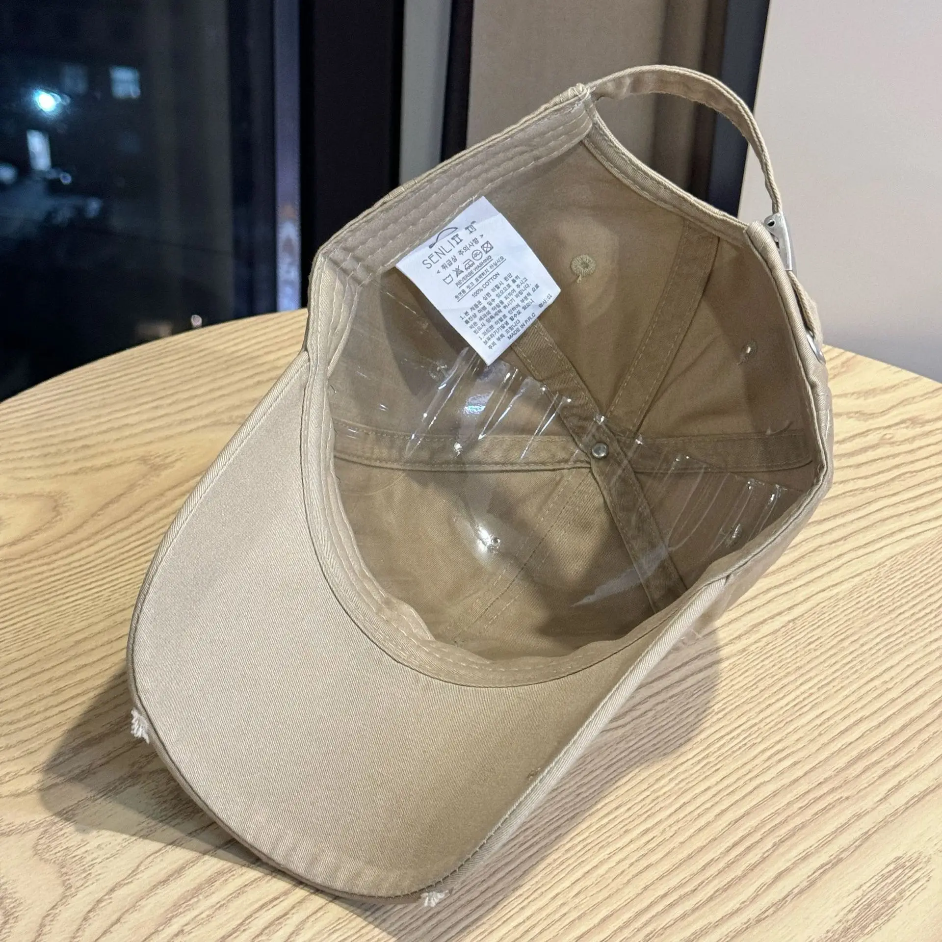 Gray Navy Logo Baseball Cap for Men Women — feature 21