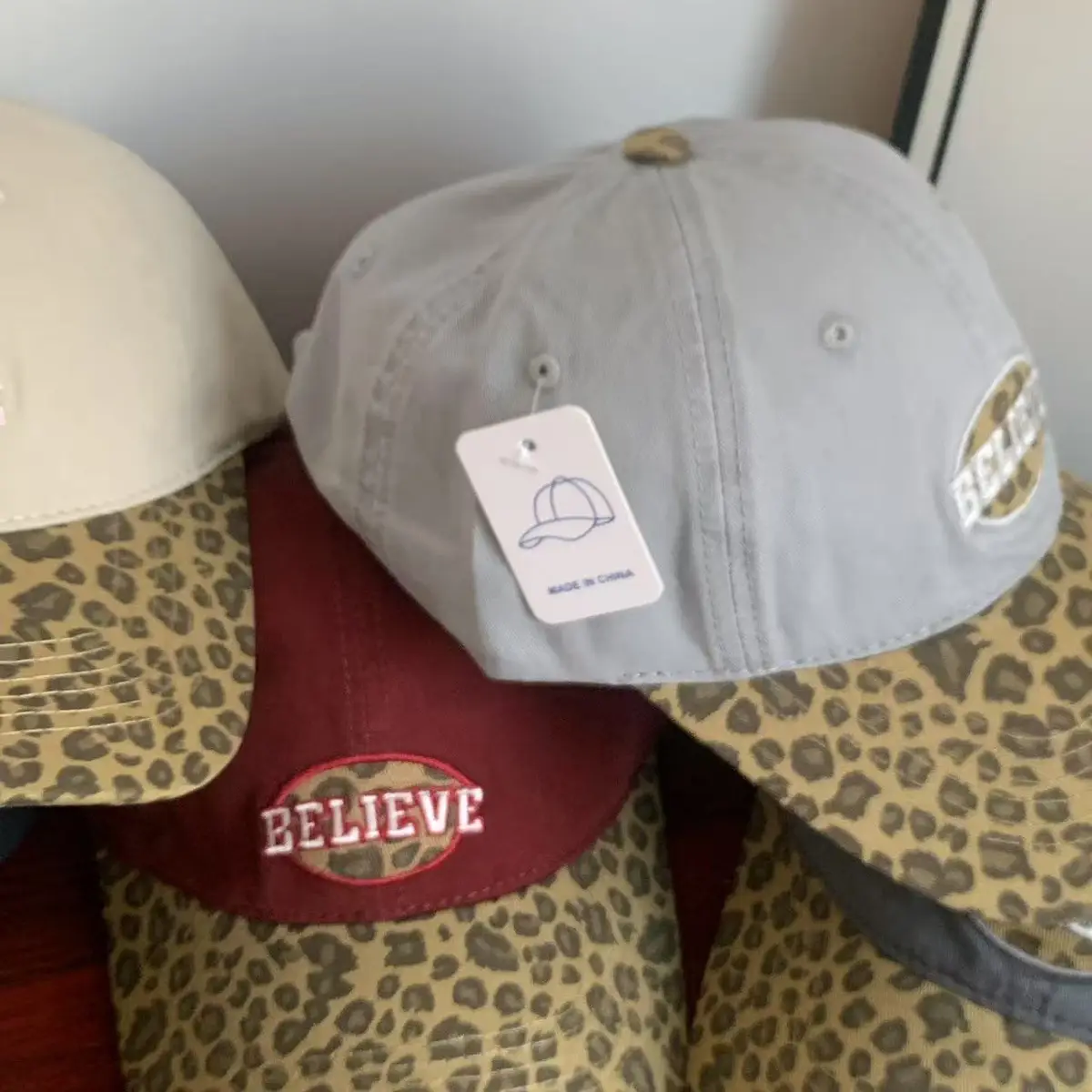 Women Leopard Print Baseball Cap with Duckbill Design — feature 11