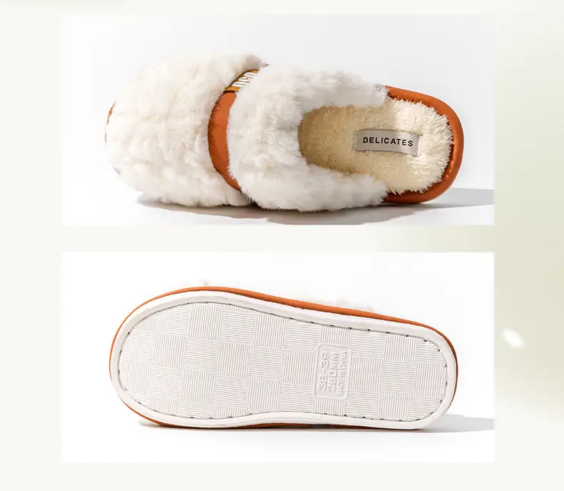 Warm Plush Cotton Slippers for Women Winter — feature 16