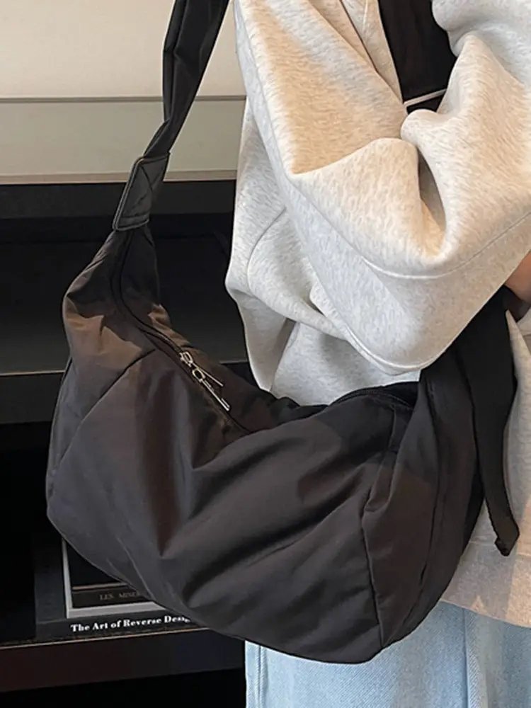 Black Crossbody Bag for Women 2025 Commute Large Capacity - Image 7