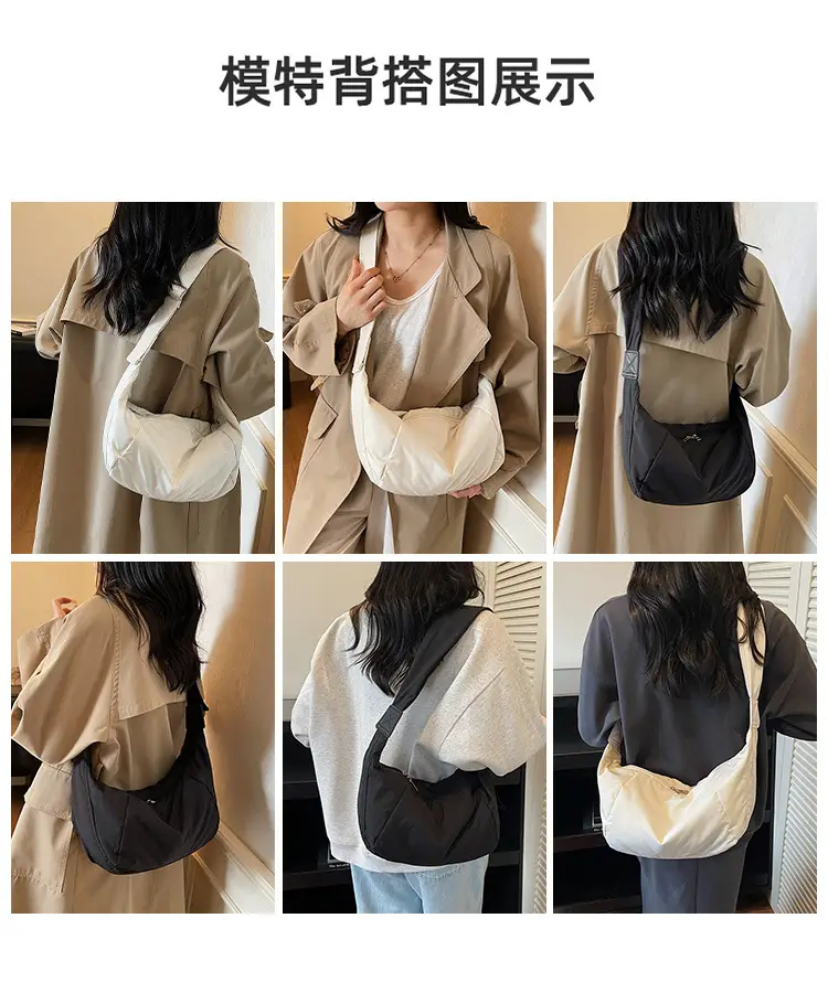 Black Crossbody Bag for Women 2025 Commute Large Capacity — feature 11