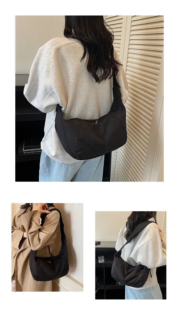 Black Crossbody Bag for Women 2025 Commute Large Capacity — feature 13
