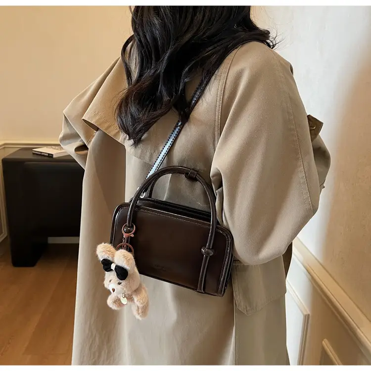 Women Shoulder Bag Red Leather 2025 Autumn New — feature 24