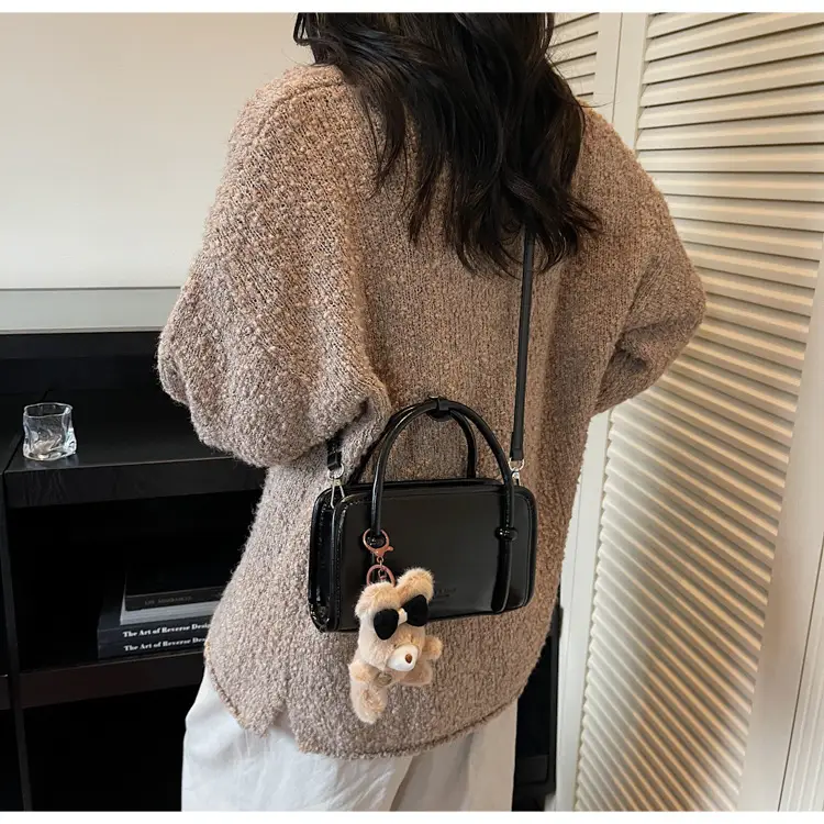 Women Shoulder Bag Red Leather 2025 Autumn New — feature 29