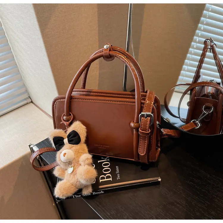 Women Shoulder Bag Red Leather 2025 Autumn New — feature 31