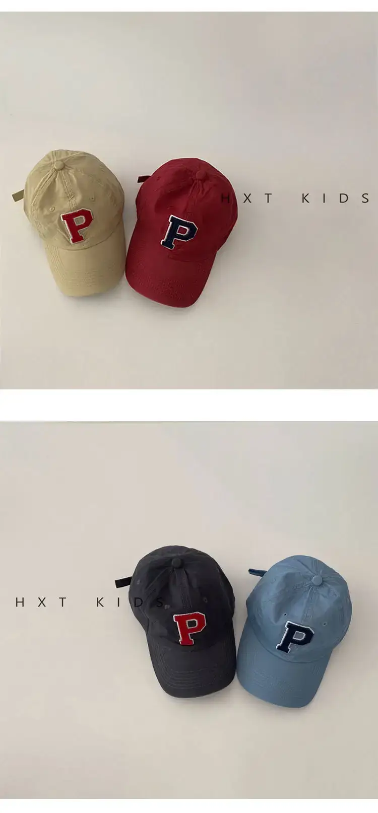 Children's P Letter Cap Set of 3 — feature 4