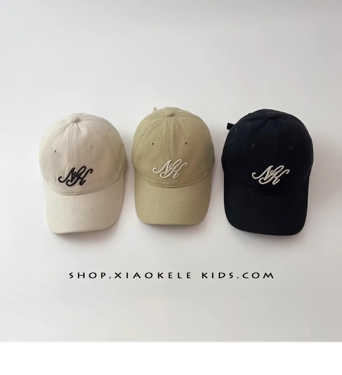 Red Embroidered Baseball Cap for Kids Sunshade Hat — feature 3