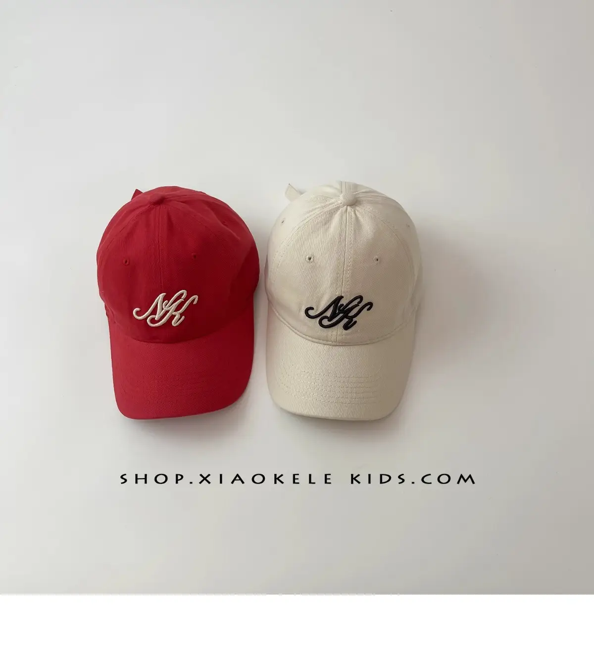 Red Embroidered Baseball Cap for Kids Sunshade Hat — feature 8