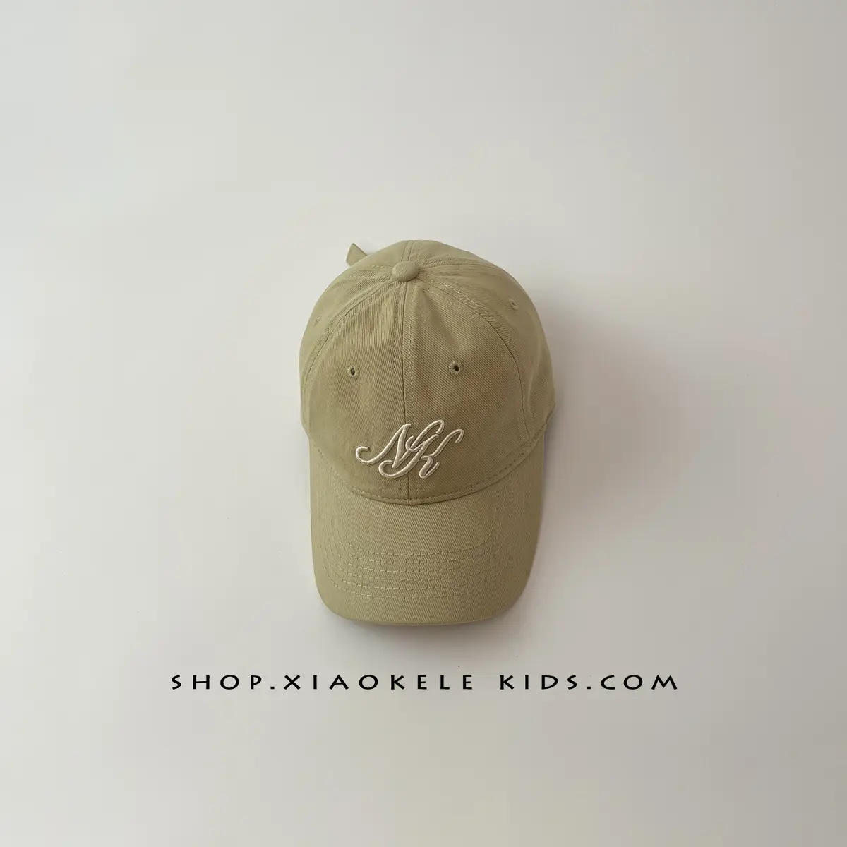 Red Embroidered Baseball Cap for Kids Sunshade Hat - Image 2