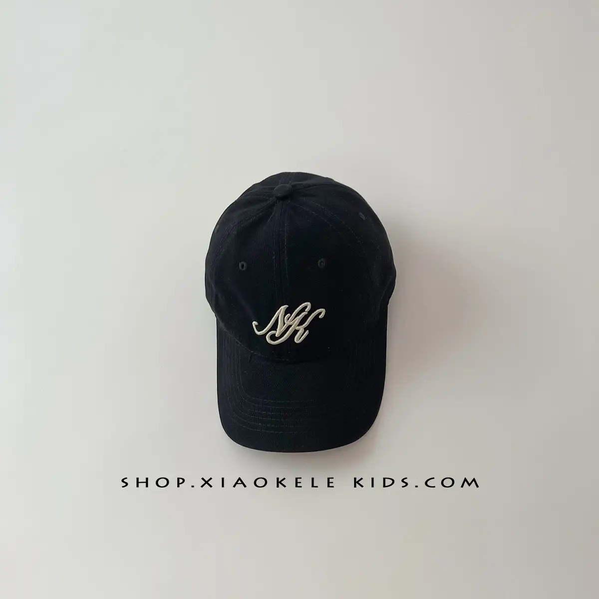 Red Embroidered Baseball Cap for Kids Sunshade Hat - Image 3
