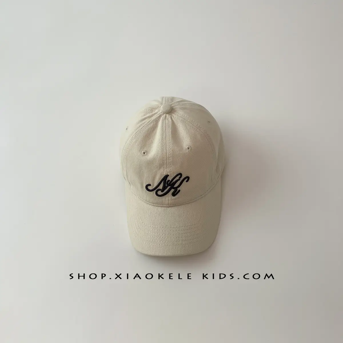 Red Embroidered Baseball Cap for Kids Sunshade Hat - Image 4