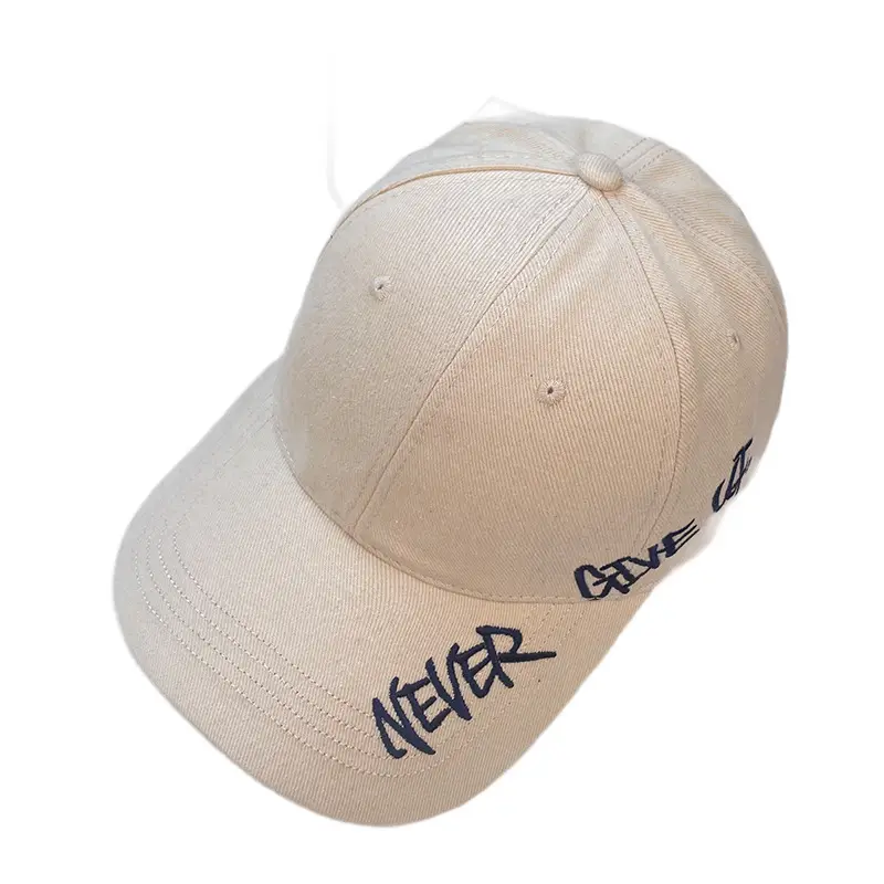 Women Letter Embroidered Baseball Cap Brown Winter Autumn - Image 11