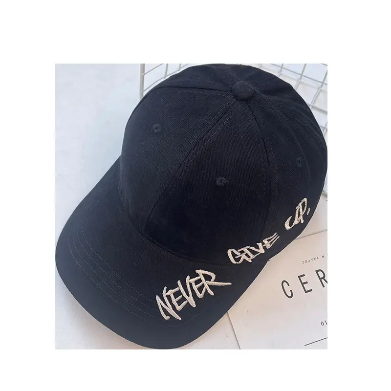 Women Letter Embroidered Baseball Cap Brown Winter Autumn — feature 23