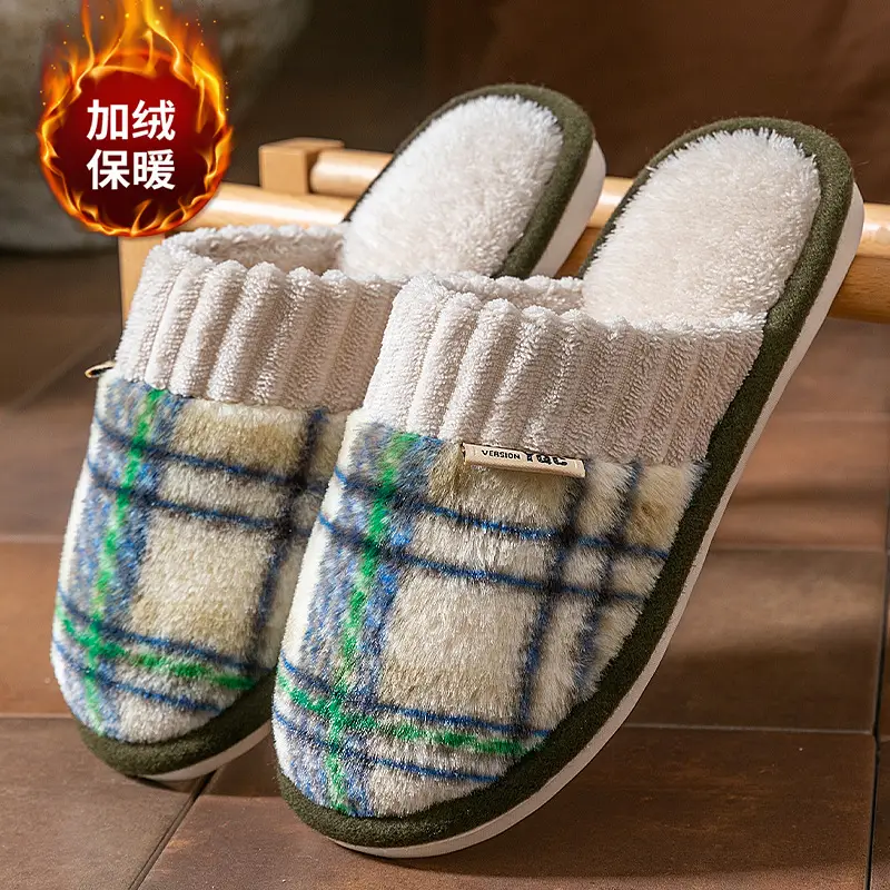 Women Cotton Slippers Pink Warm Indoor Winter - Image 22