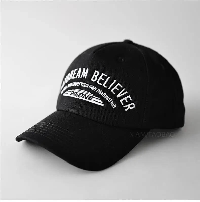 Black Letter Baseball Cap for Men Women — feature 3