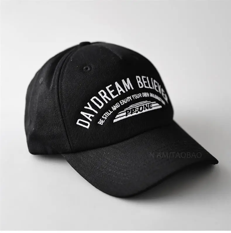 Black Letter Baseball Cap for Men Women — feature 4
