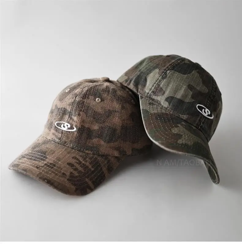 Minimalist Letter S Camouflage Cap Unisex Sunshade — feature 14