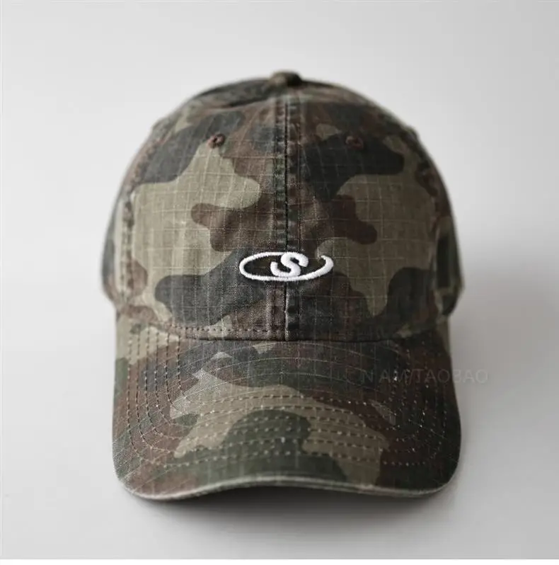 Minimalist Letter S Camouflage Cap Unisex Sunshade — feature 17