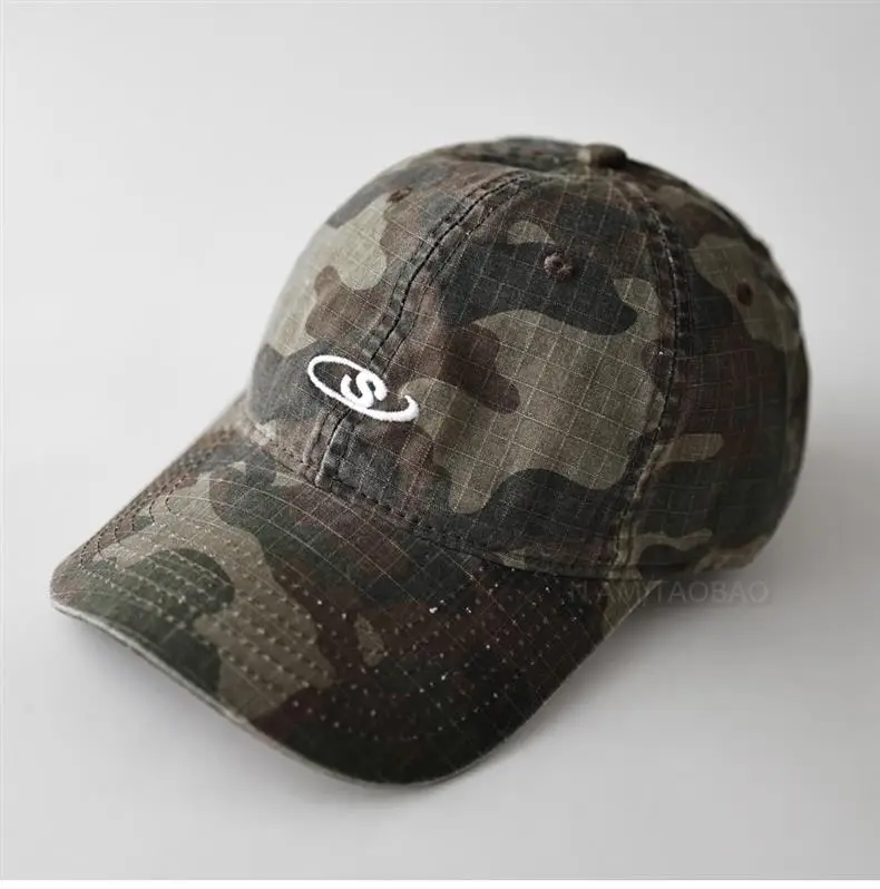 Minimalist Letter S Camouflage Cap Unisex Sunshade — feature 18
