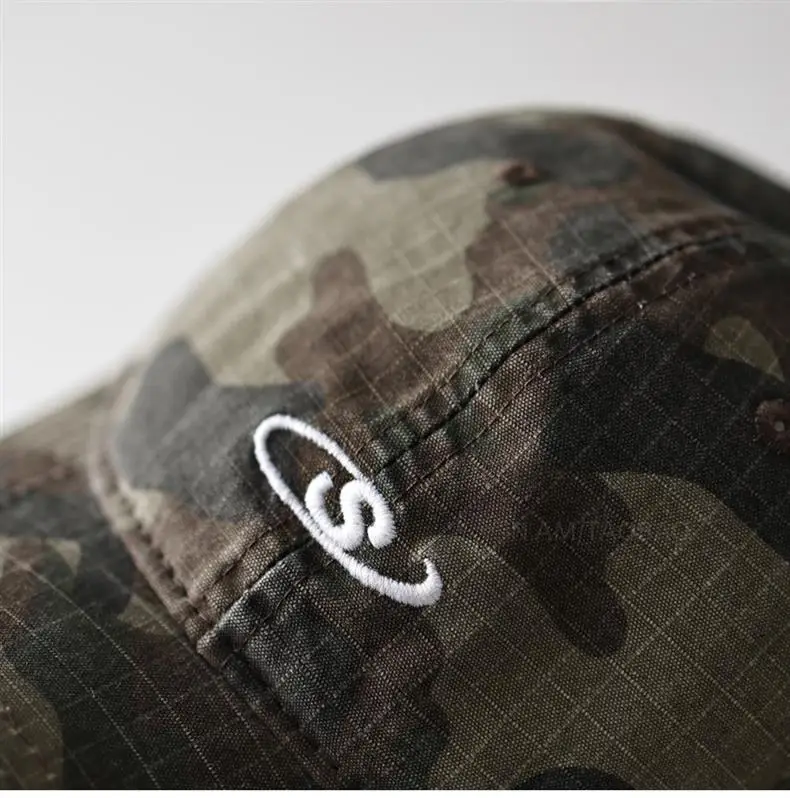 Minimalist Letter S Camouflage Cap Unisex Sunshade — feature 21