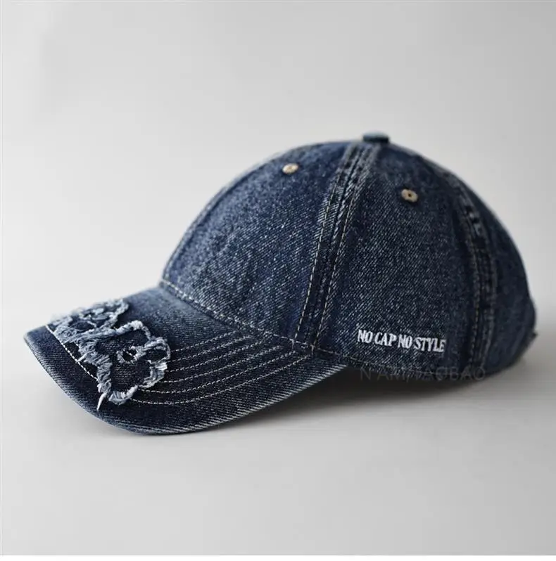 Women Brown Embroidered Baseball Cap with Patched Brim — feature 17