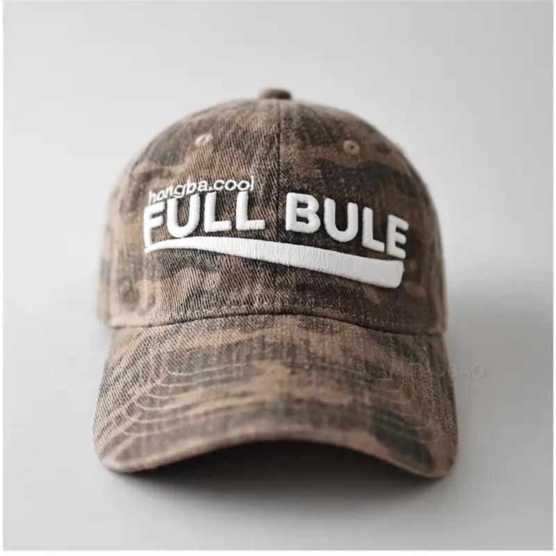 3D Letter Camo Baseball Cap Unisex Cool Trendy - Image 7