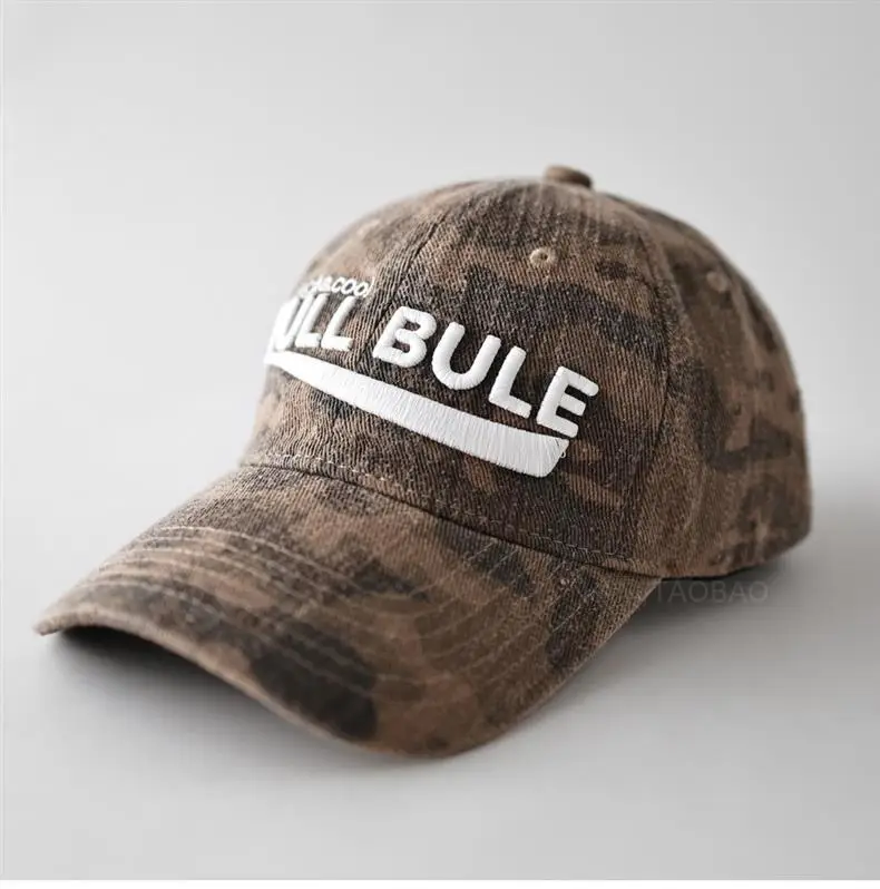 3D Letter Camo Baseball Cap Unisex Cool Trendy — feature 3