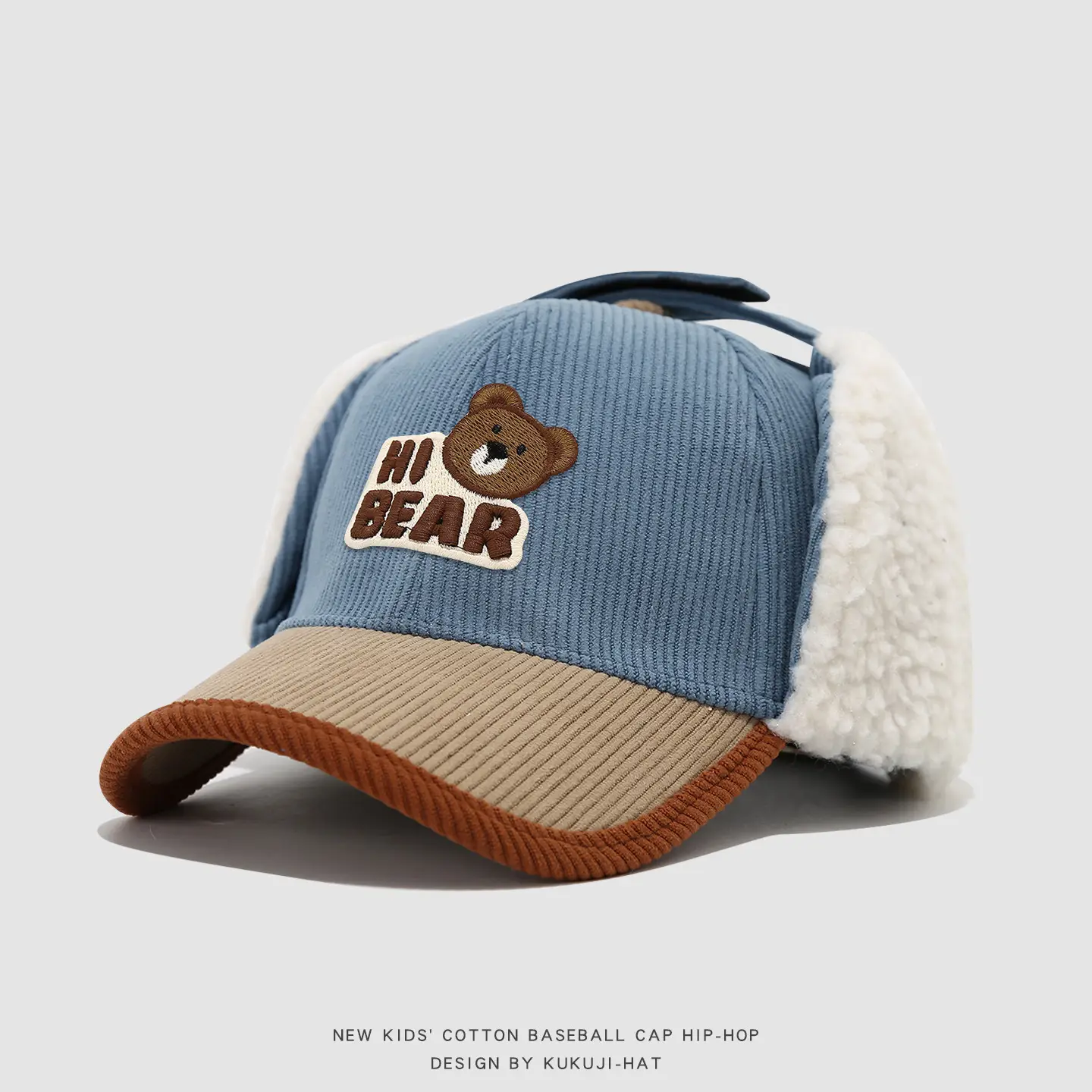 Baby Bear Ear Cap Autumn Winter Warm Peaked Cap — feature 16