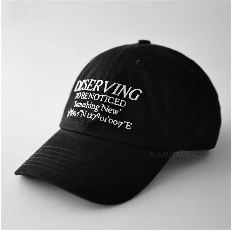 White Full Letter Embroidered Baseball Cap for Men Women - Image 9